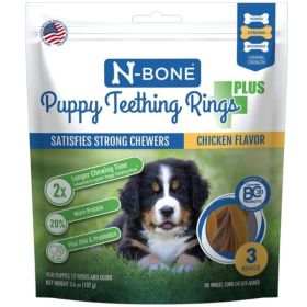 N Bone Puppy Teething Rings Plus Chicken Flavor