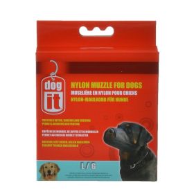 Dog It Nylon Muzzle for Dogs (Option: Large)