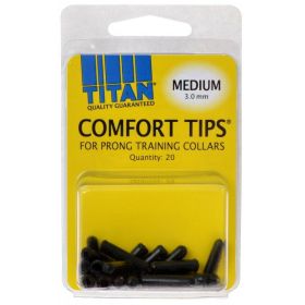 Titan Comfort Tips for Prong Training Collars (Option: Medium)