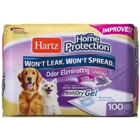 Hartz Home Protection Lavender Scent Odor Eliminating Dog Pads (Option: Regular - 100)