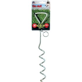 Prevue Pet Products Spiral Tie Out Stake Heavy Duty (Option: 18 Inch)